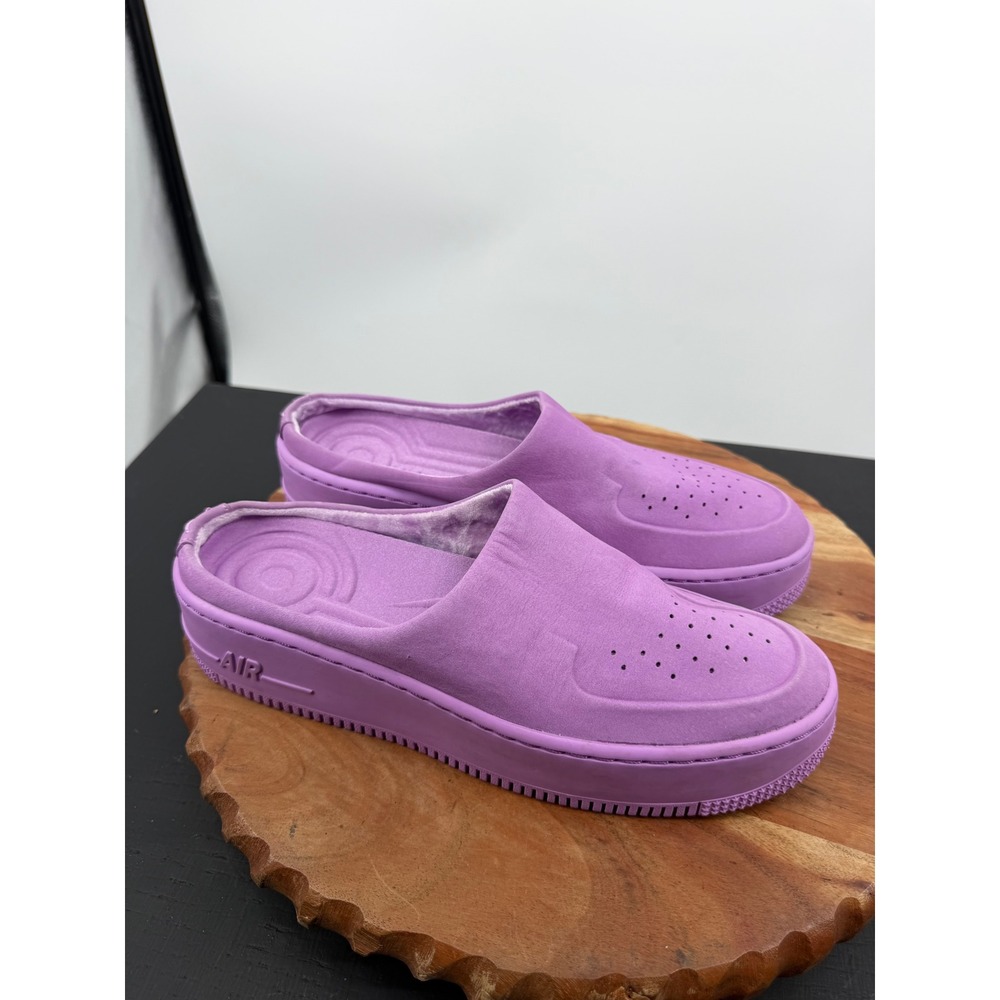 Nike Air Force 1 Lover XX Mule Women 8 Purple AO1523-500 Platform Slide Sneaker